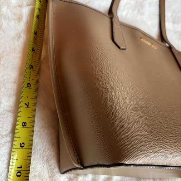 Michael Kors Jane Large Camel-Colored Saffiano Leather Tote/Shoulder Bag  (NWT) - Picture 16 of 16